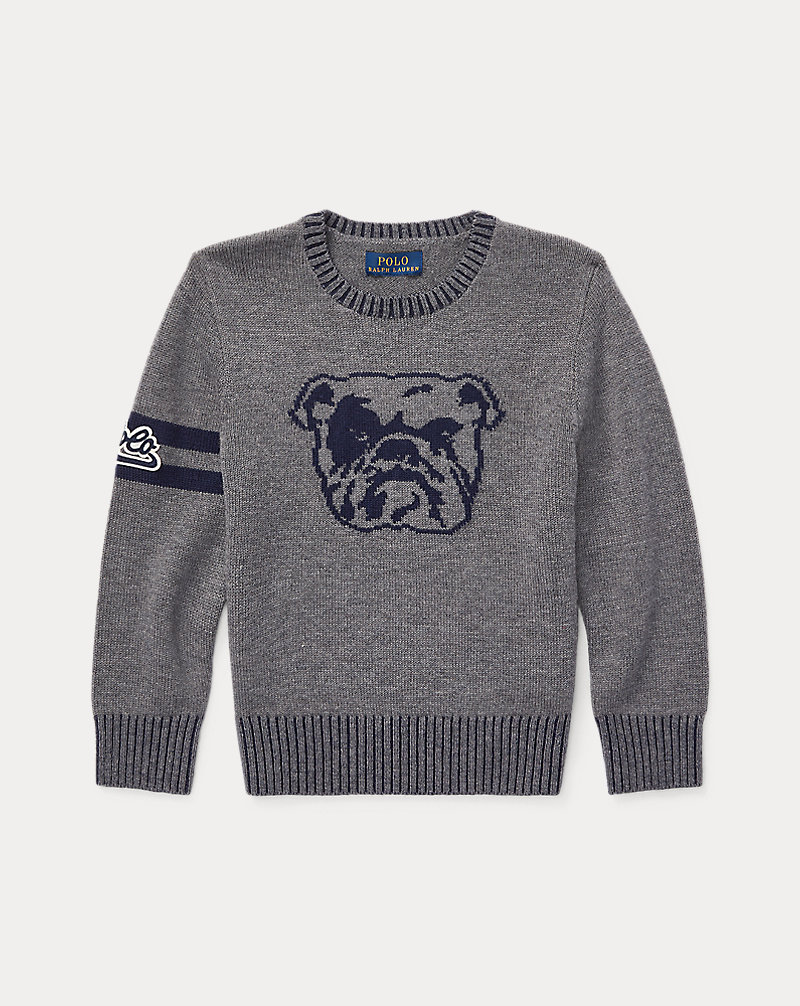 Dog Merino-Cotton Sweater BOYS 1.5-6 YEARS 1