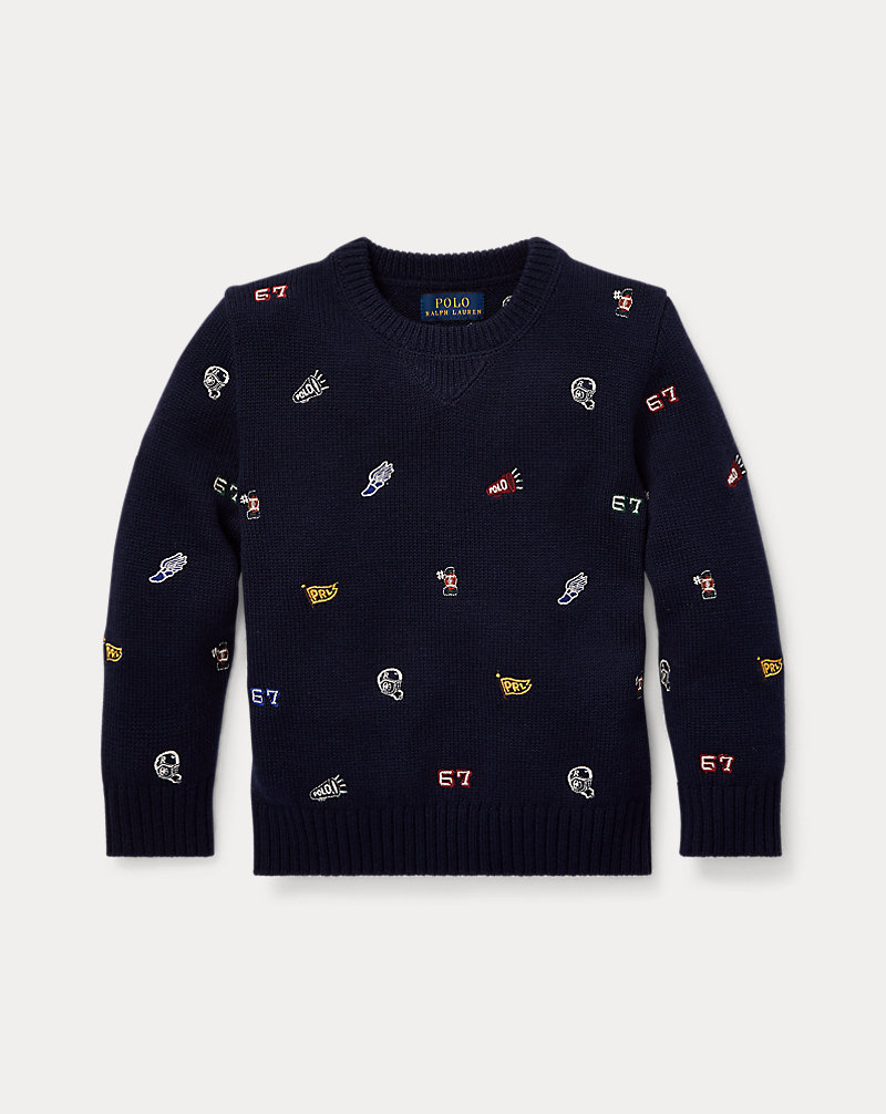 Embroidered Jumper BOYS 1.5-6 YEARS 1