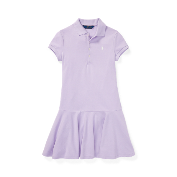 Stretch Pique Polo Dress GIRLS 7-14 YEARS 1