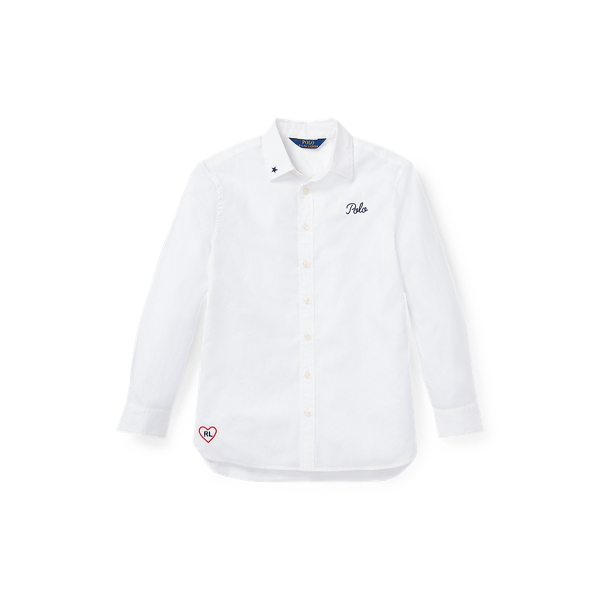 Embroidered Cotton Shirt GIRLS 7-14 YEARS 1