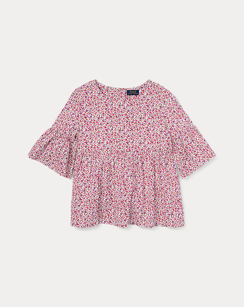 Floral Bell-Sleeve Top GIRLS 7-14 YEARS 1