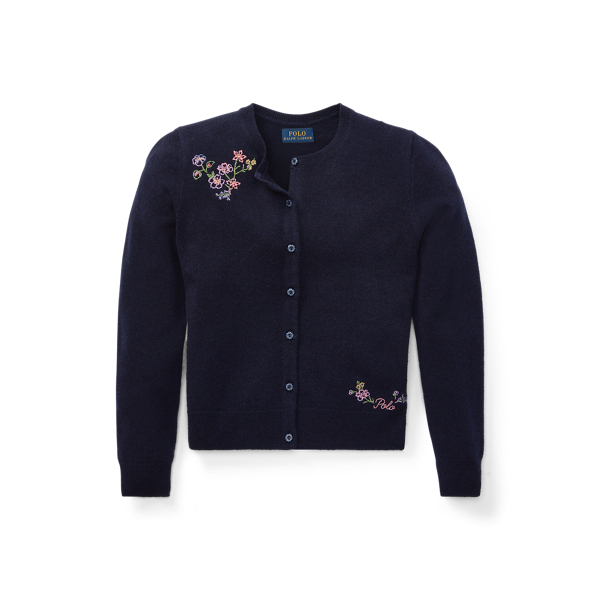 Floral-Embroidered Cardigan GIRLS 7-14 YEARS 1