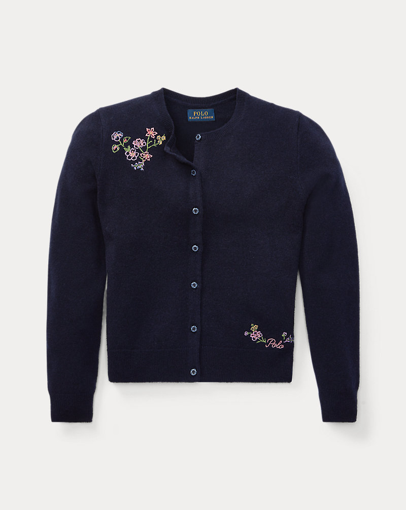 Floral-Embroidered Cardigan GIRLS 7-14 YEARS 1
