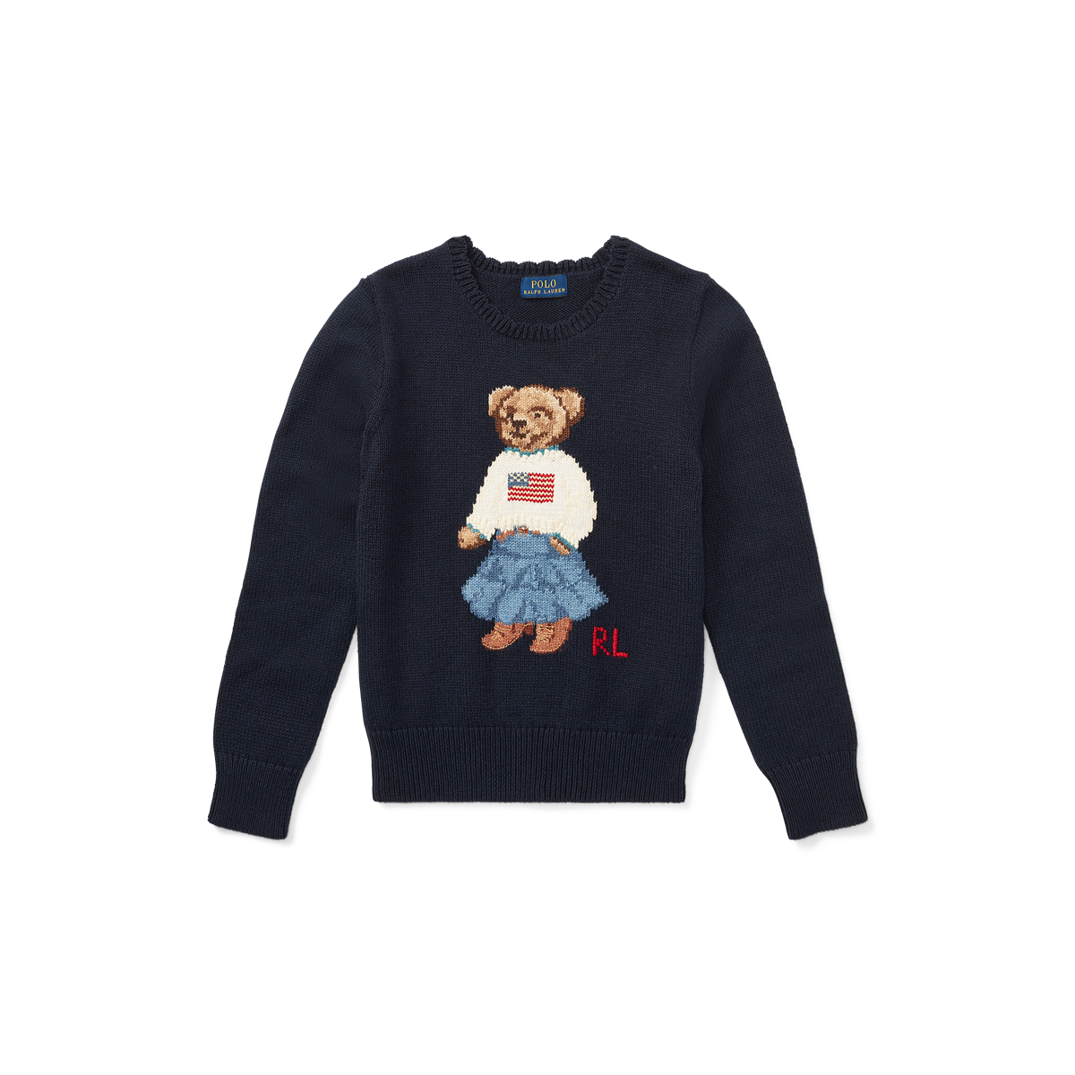 Ralph Lauren Kids Polo Bear-motif Jumper