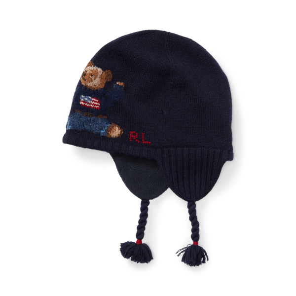 Polo Bear Wool-Blend Hat Baby Boy 1