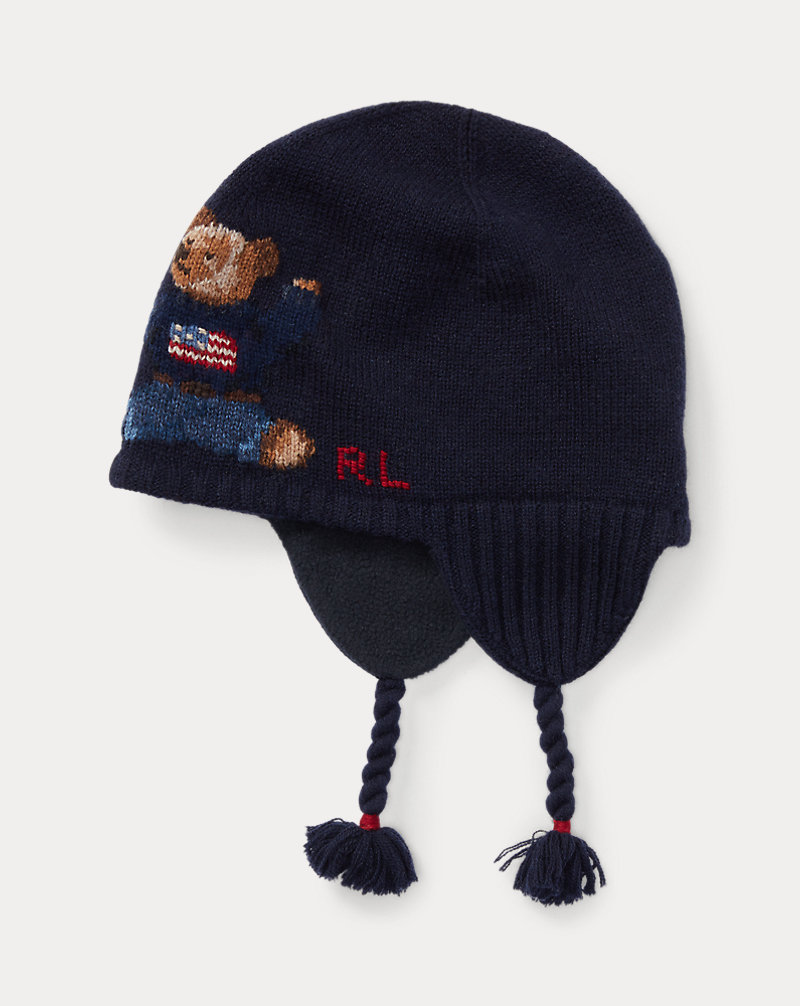 Polo Bear Wool-Blend Hat Baby Boy 1