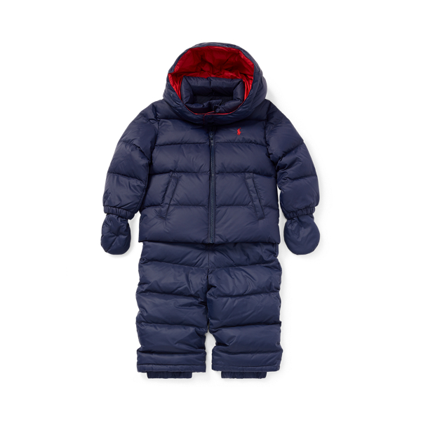 Jacke und Schneeanzug mit Daunen Kleine Jungen 1