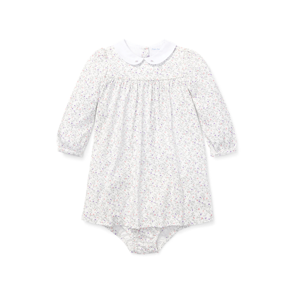 Floral Cotton Dress & Bloomer Baby Girl 1