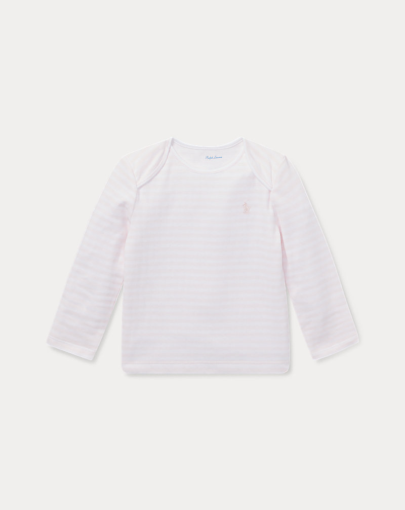 Striped Cotton-Blend Shirt Baby Girl 1