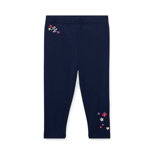 Floral-Embroidered Legging Baby Girl 1