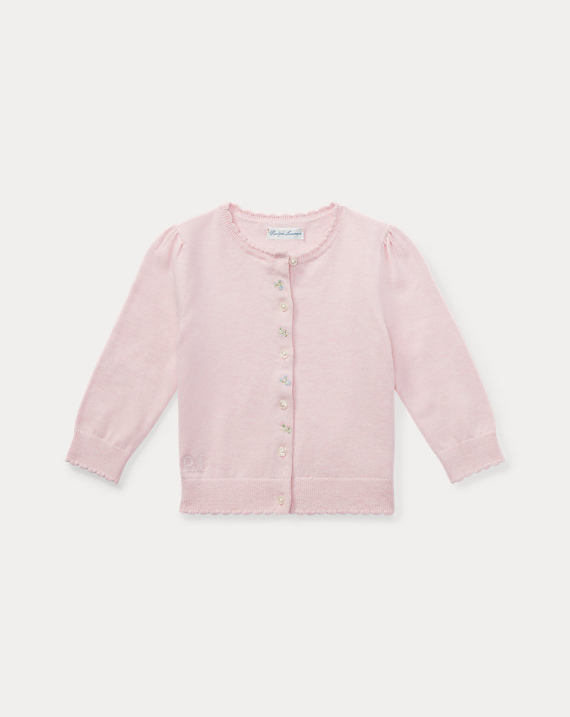 Floral Cotton Cardigan Baby Girl 1