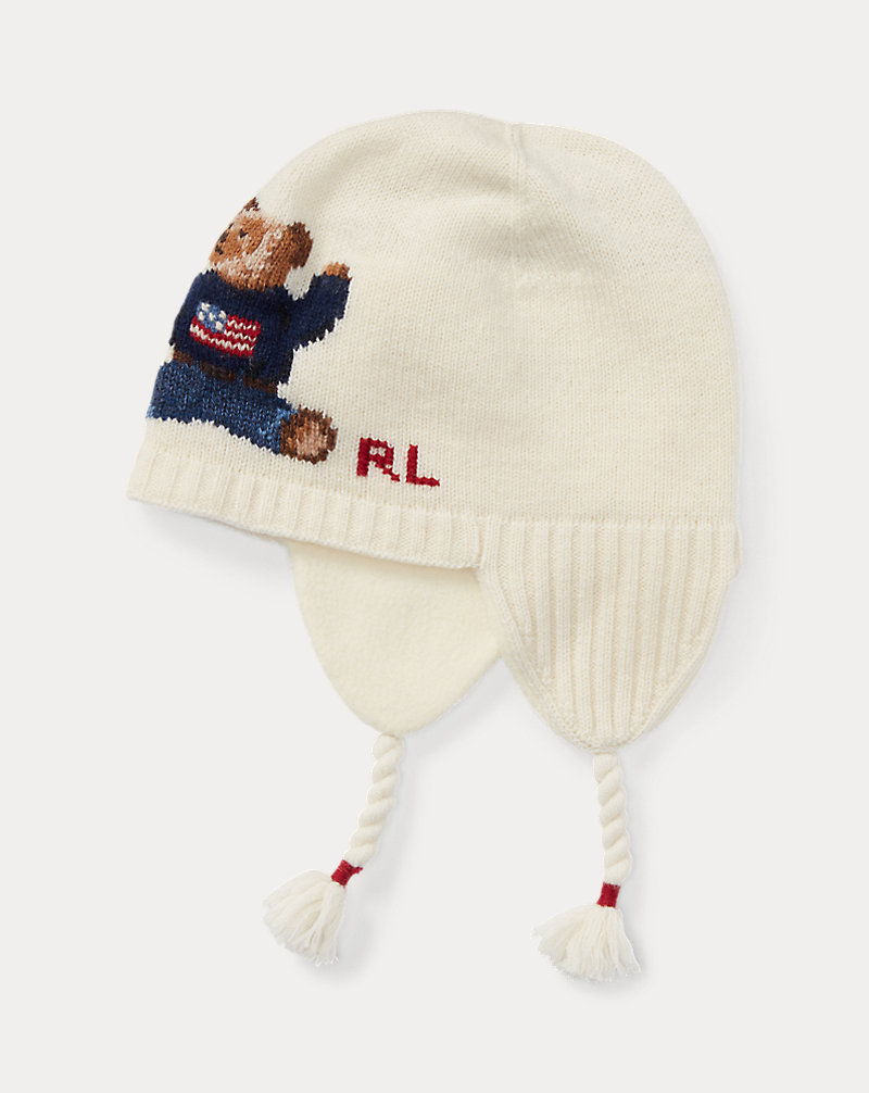 Polo Bear Wool-Blend Hat Baby Girl 1