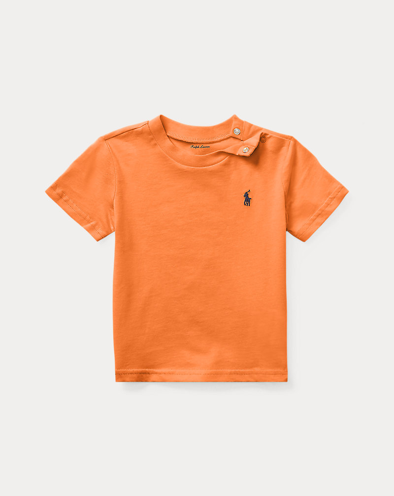 Cotton Jersey Crewneck T-Shirt Baby Boy 1