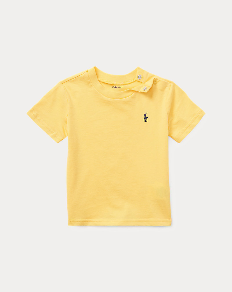 Cotton Jersey Crewneck T-Shirt Baby Boy 1