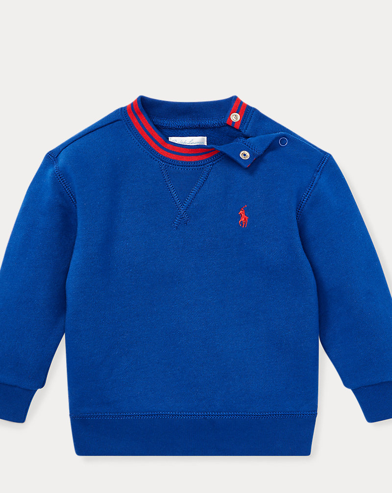 Cotton-Blend-Fleece Sweatshirt Baby Boy 1