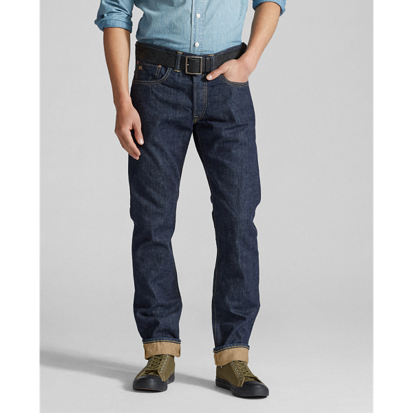 RRL Slim Fit Once-Washed Selvedge Jean 1