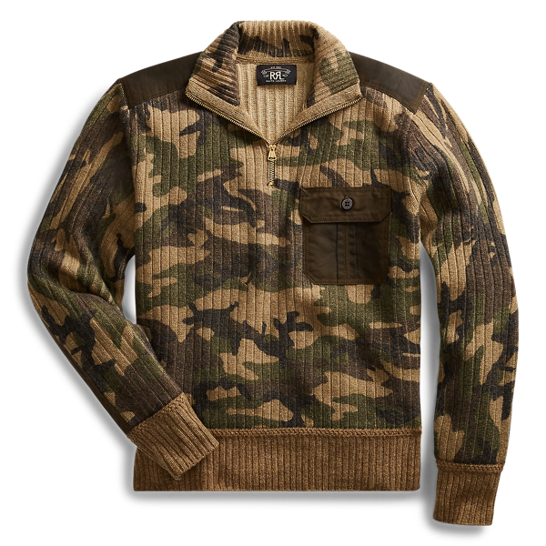 Camo Wool-Cashmere Sweater RRL 1