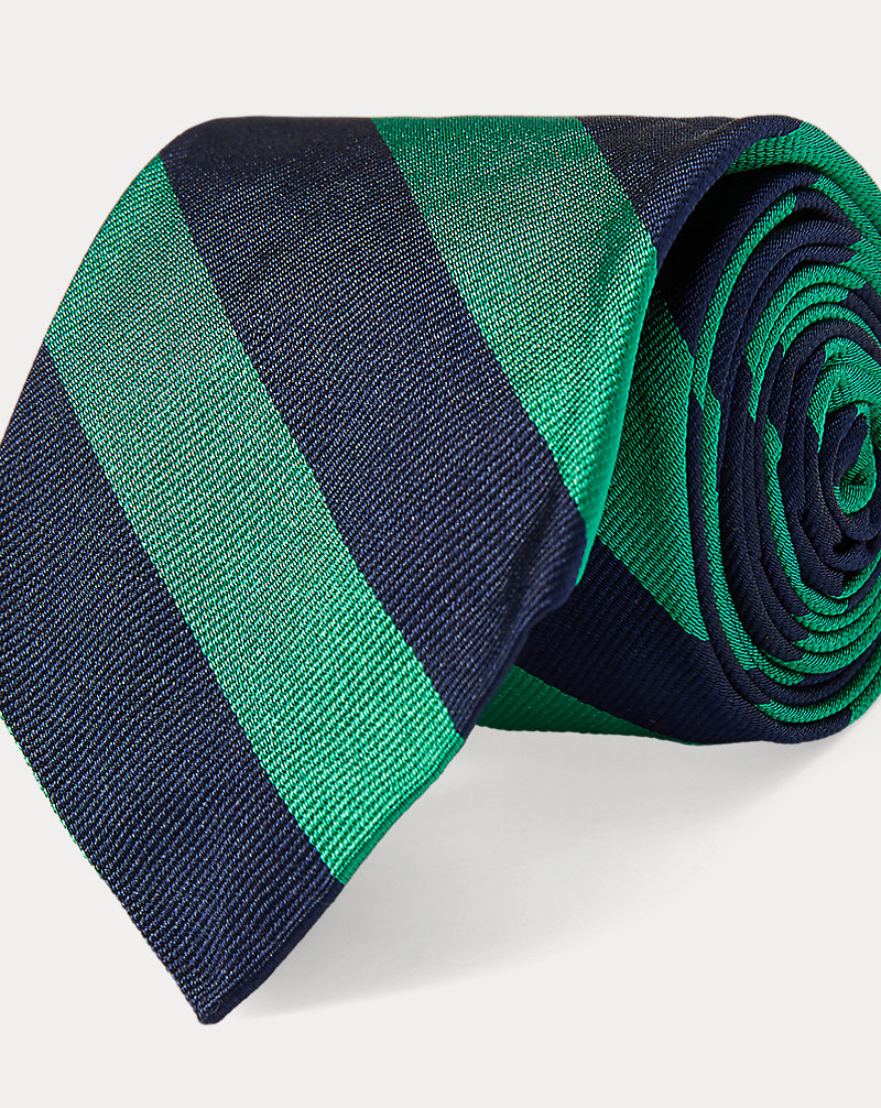 Striped Silk Twill Narrow Tie Polo Ralph Lauren 1