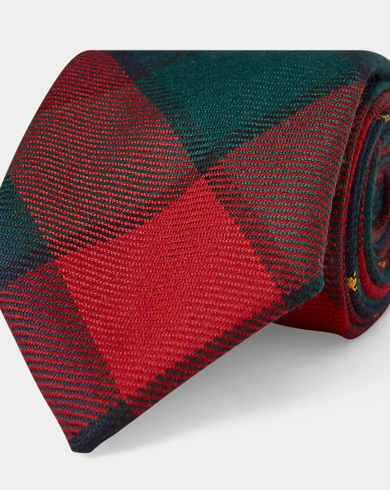Tartan Wool Narrow Tie Polo Ralph Lauren 1