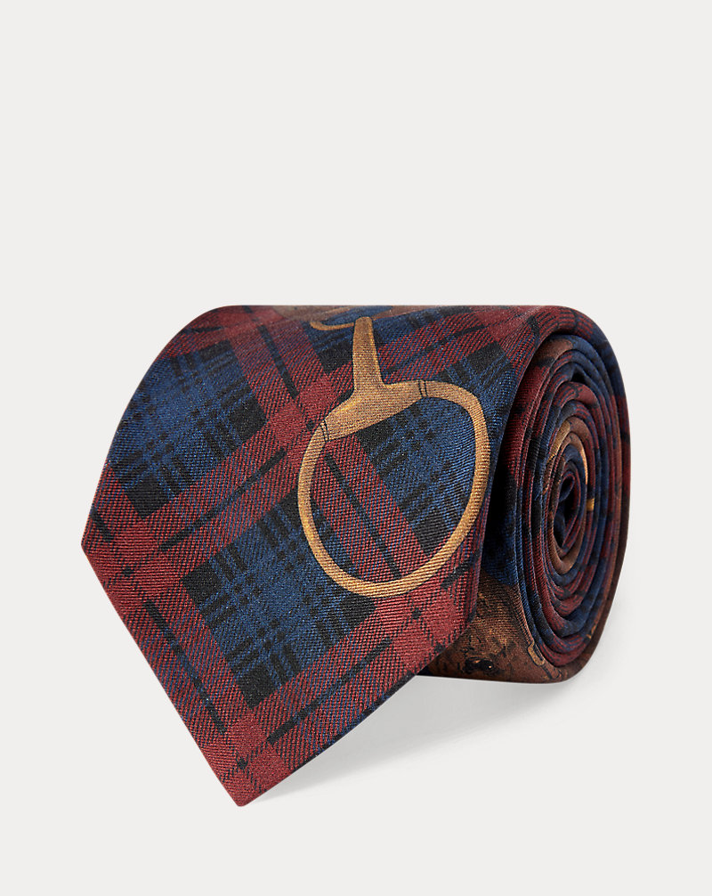 Schmale Tartan-Krawatte aus Seide Polo Ralph Lauren 1