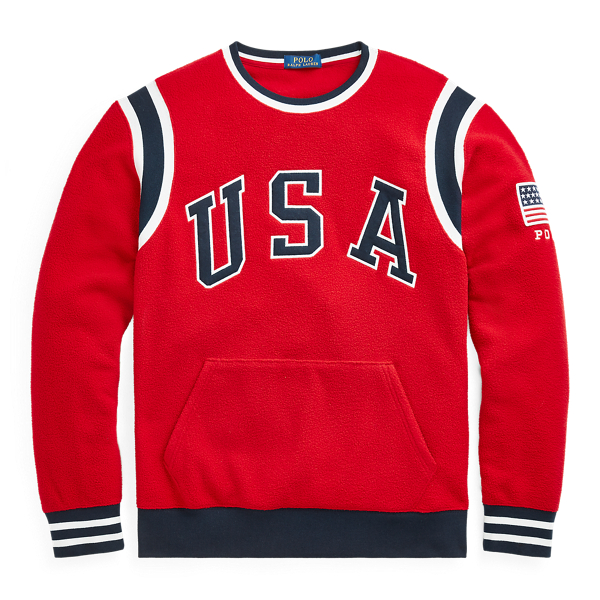 USA Fleece Sweatshirt Polo Ralph Lauren 1