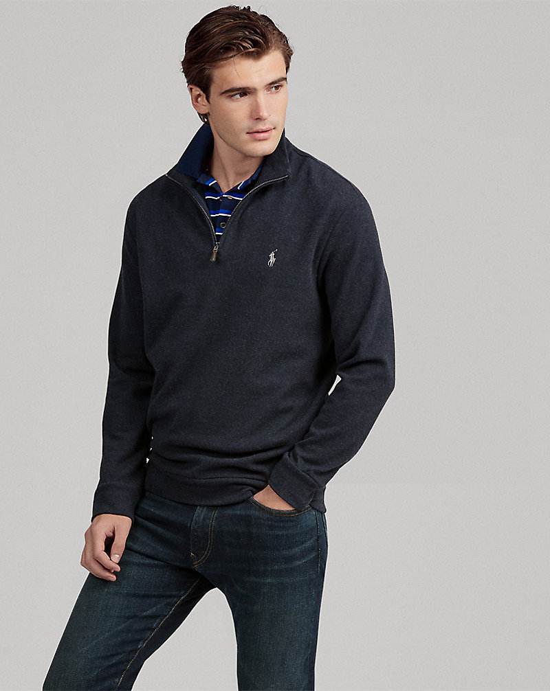 Double-Knitted Half-Zip Pullover Polo Ralph Lauren 1