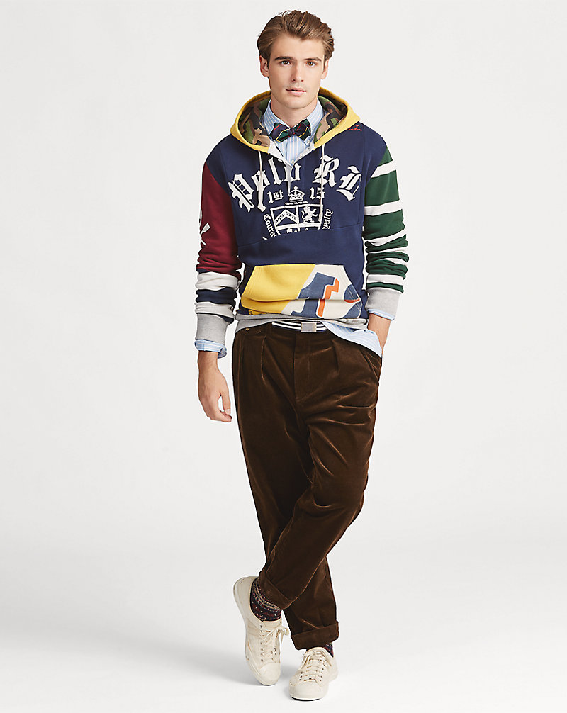 Patchwork Rugby Hoodie Polo Ralph Lauren 1