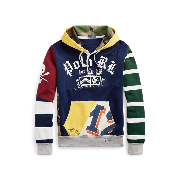 Patchwork rugby hoodie 2025