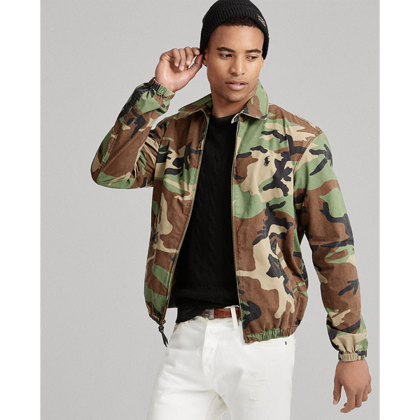 Ralph lauren camouflage coat top