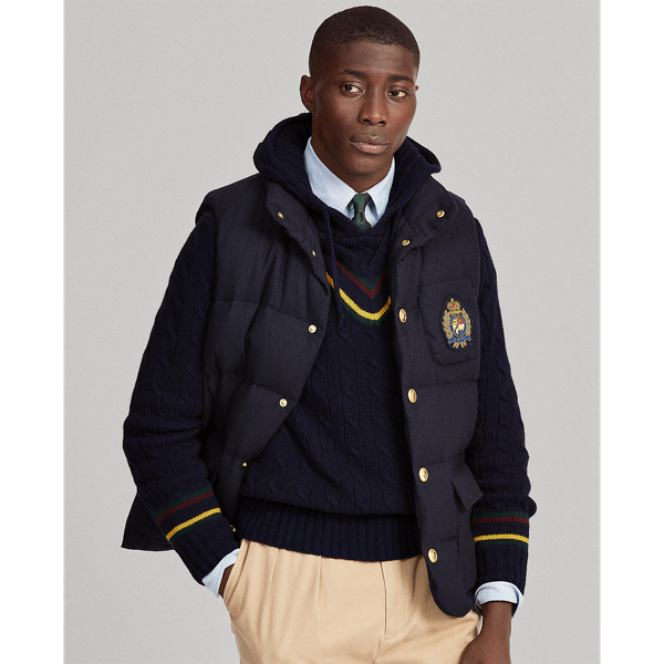 Wool puffer vest outlet