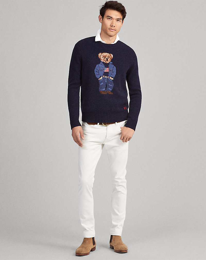 Denim Bear Wool Sweater Polo Ralph Lauren 1