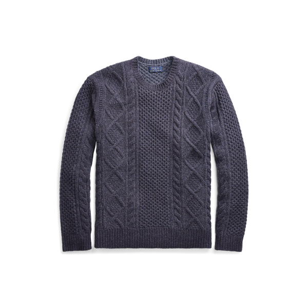 Aran-Knit Wool Jumper Polo Ralph Lauren 1
