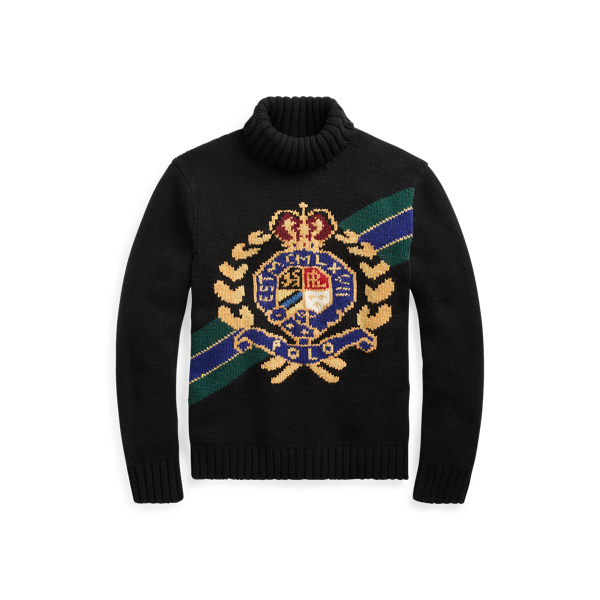 Crest Wool Turtleneck Jumper Polo Ralph Lauren 1