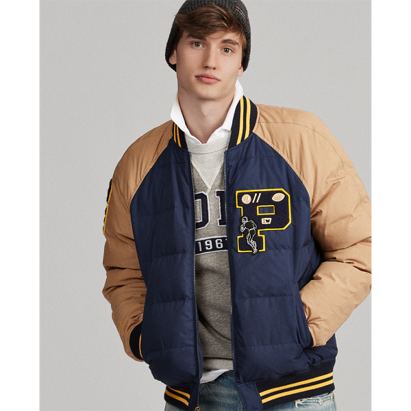 Down Letterman Jacket