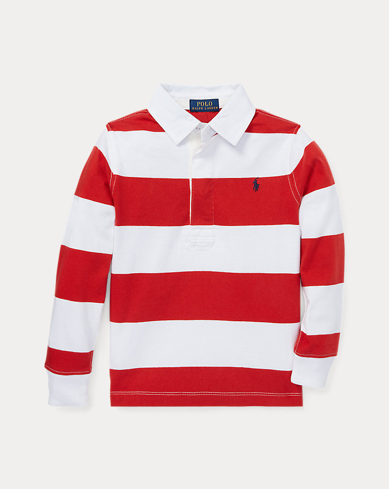 Striped Cotton Jersey Rugby BOYS 1.5-6 YEARS 1