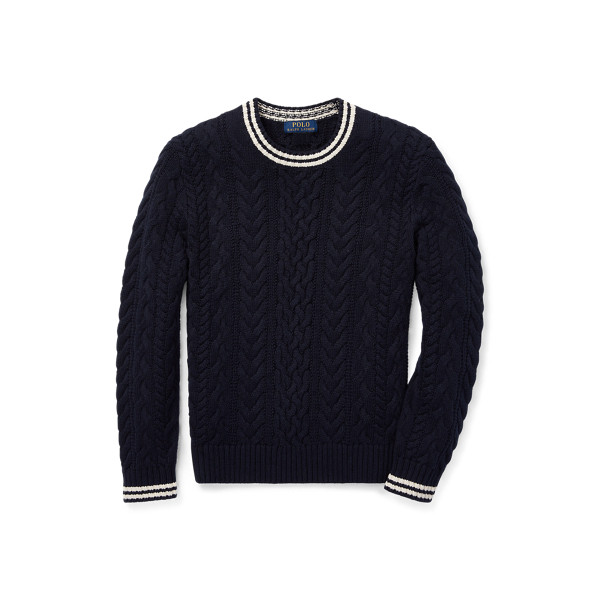 Aran-knitted Cotton Jumper BOYS 6-14 YEARS 1