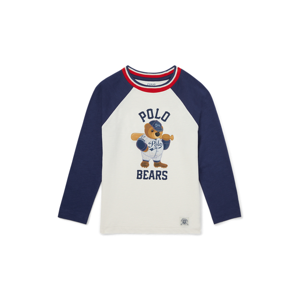 Men s polo clearance bear baseball jersey