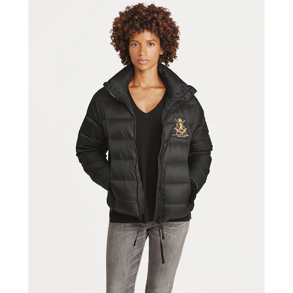 Ralph lauren embroidered down best sale jacket