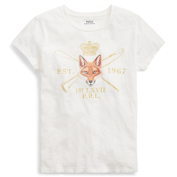 Fox-Print Graphic T-Shirt Polo Ralph Lauren 1