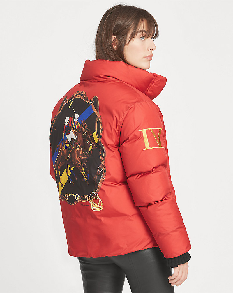 Embroidered Down Jacket Polo Ralph Lauren 1