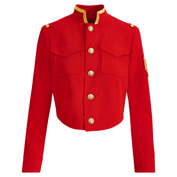 Veste Militaire En Tweed Laine Mouchetée Marron Theory Taille 8 - Occasion Très Bon état