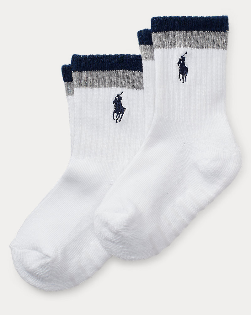 Striped Crew Sock 2-Pack BOYS 1.5-6 YEARS 1