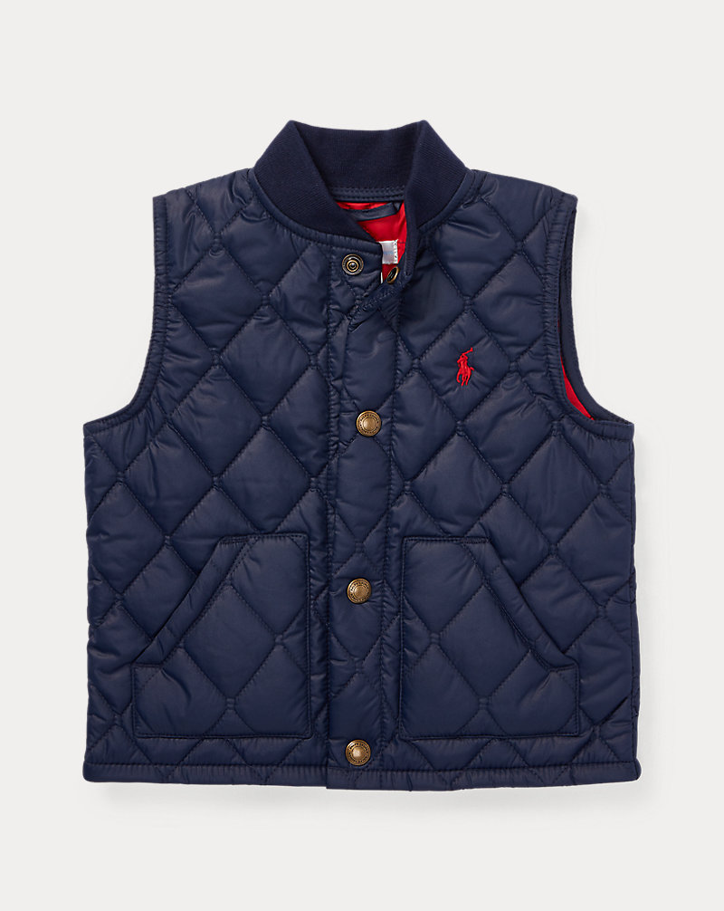 Quilted Baseball Vest Baby Boy 1