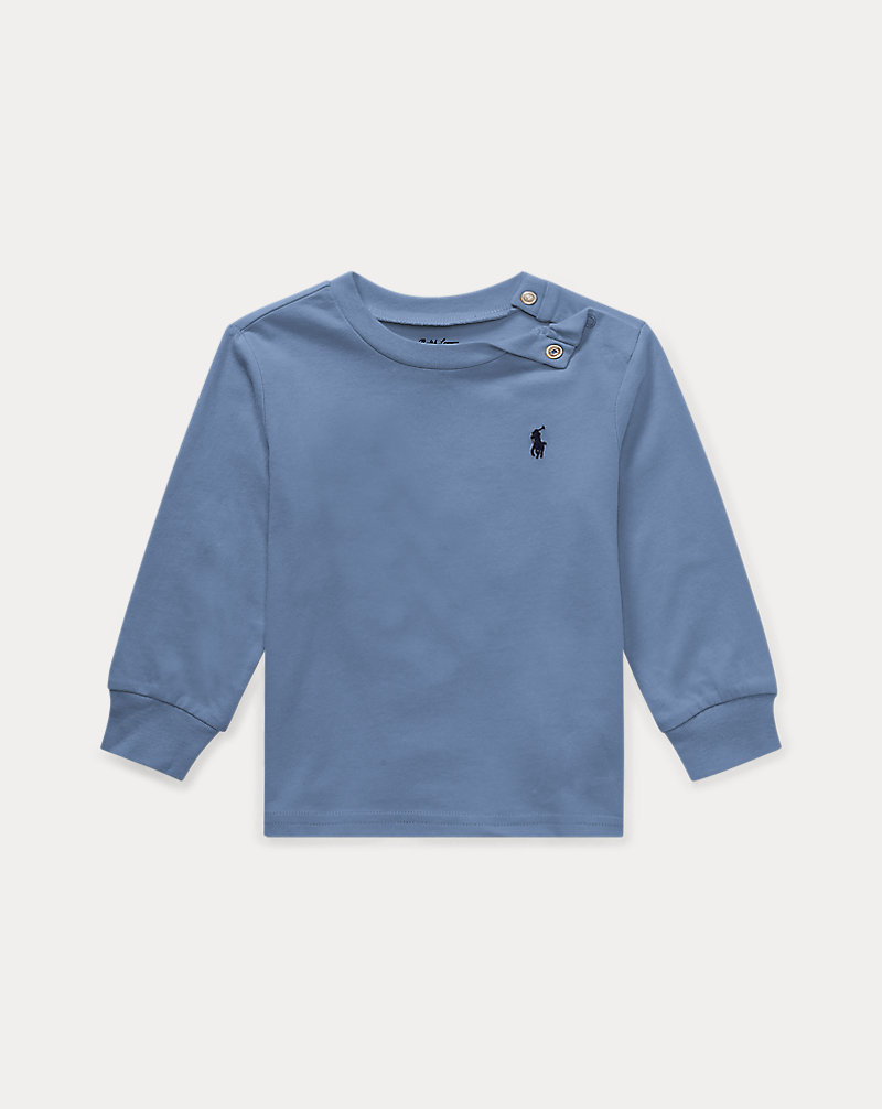 Langärmliges Baumwoll-T-Shirt KLEINE JUNGEN 1