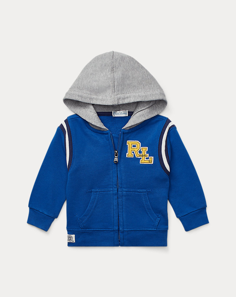 Cotton French Terry Hoodie Baby Boy 1