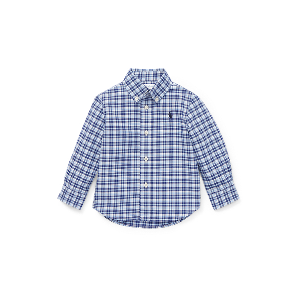 Plaid Cotton Oxford Shirt Baby Boy 1