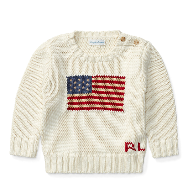 Flag Cotton Jumper Baby Boy 1