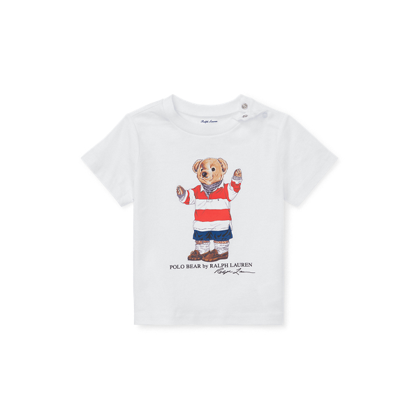 Rugby Bear Cotton T-Shirt Baby Boy 1