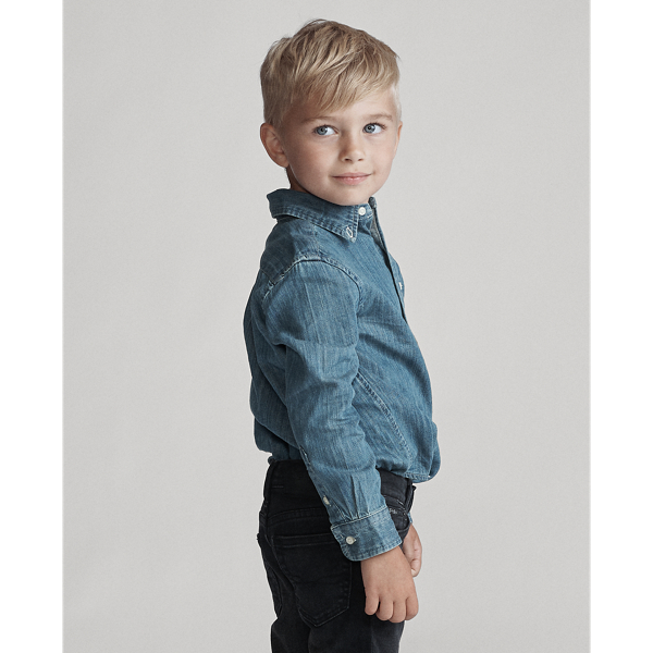 Boys 2-7 Cotton Denim Shirt 4