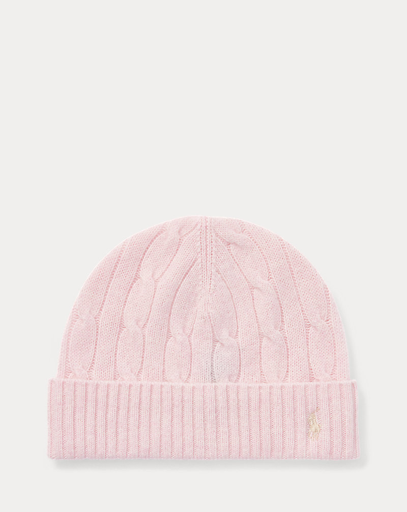Cable-Knit Wool-Cashmere Hat Kids 1